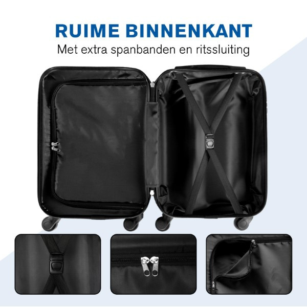 Kofferset | Slazenger | 2-delig (Hand- en ruimbagage, Roze)